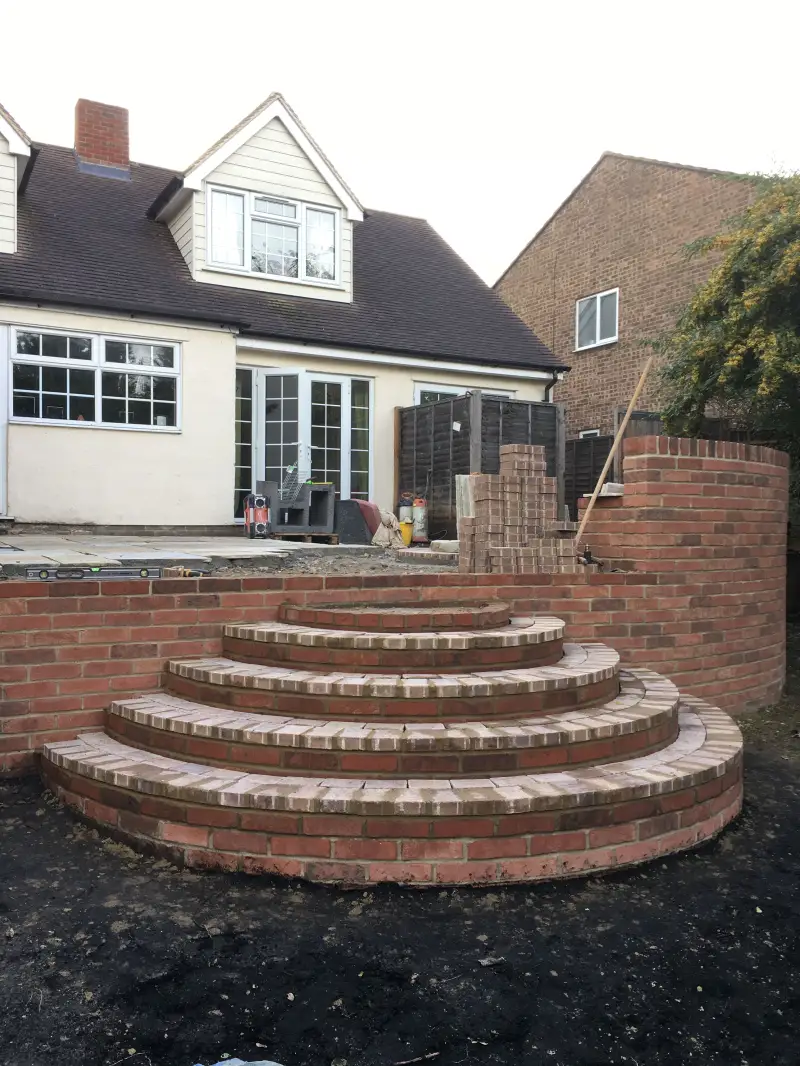 Garden wall steps sawbridgeworth: Swipe To View More Images